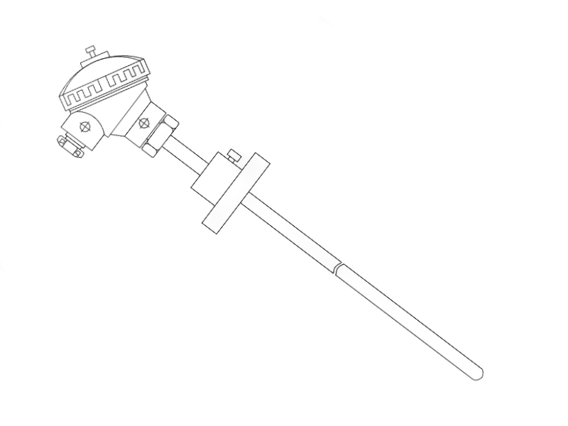 Sonda a Termoresistenza con attacco flangiato