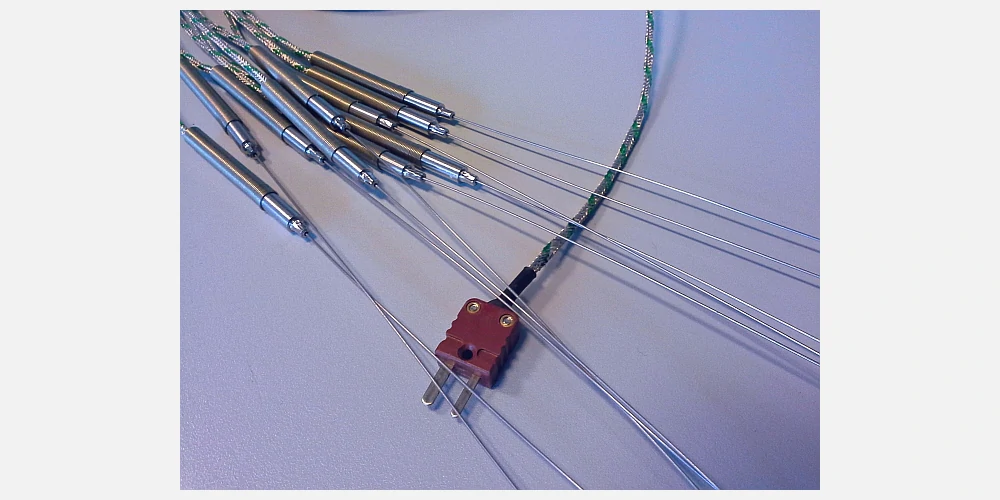 Micro sonda termocoppia k per rilevazioni ad alte temperature